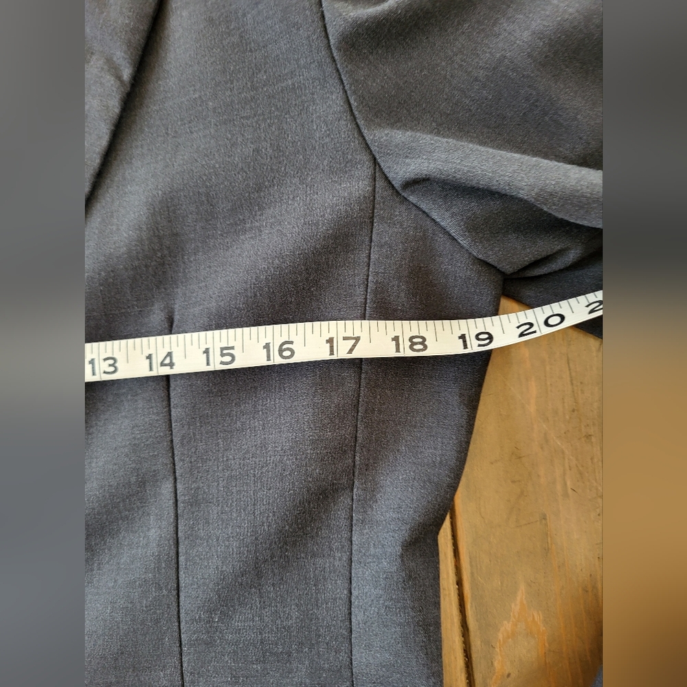 Vintage Larry Levine Classic Gray Womens Blazer Size 10 - Picture 6 of 16